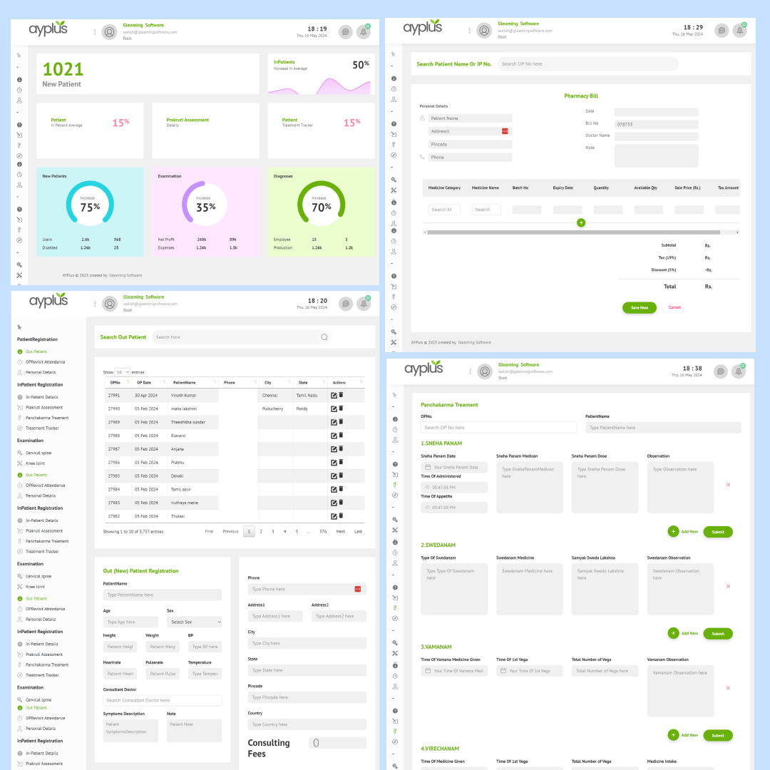 AyPlus – Hospital Patient Data Management